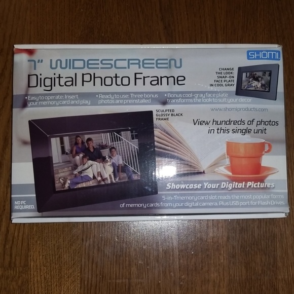 SHOMI Other - 🎉NEW - SHOMI 7" WIDESCREEN Digital Photo Frame 🎉